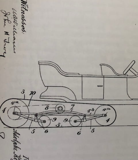 industrial draw car Kégresse