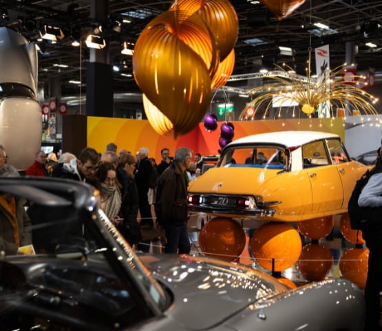 picture of DS's exhibition in Retromobile 2025 show