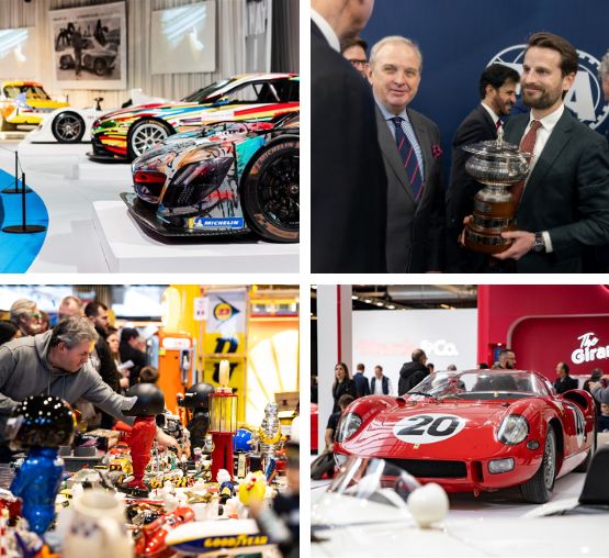 Artcars, remise de prix FIA, bourse de pièce et Ferrari à Rétromobile 2026